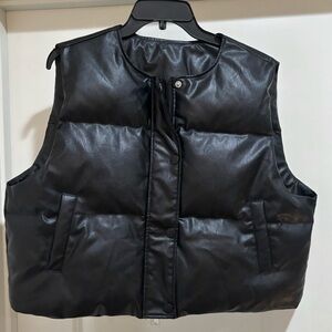 Black Puffer Vest